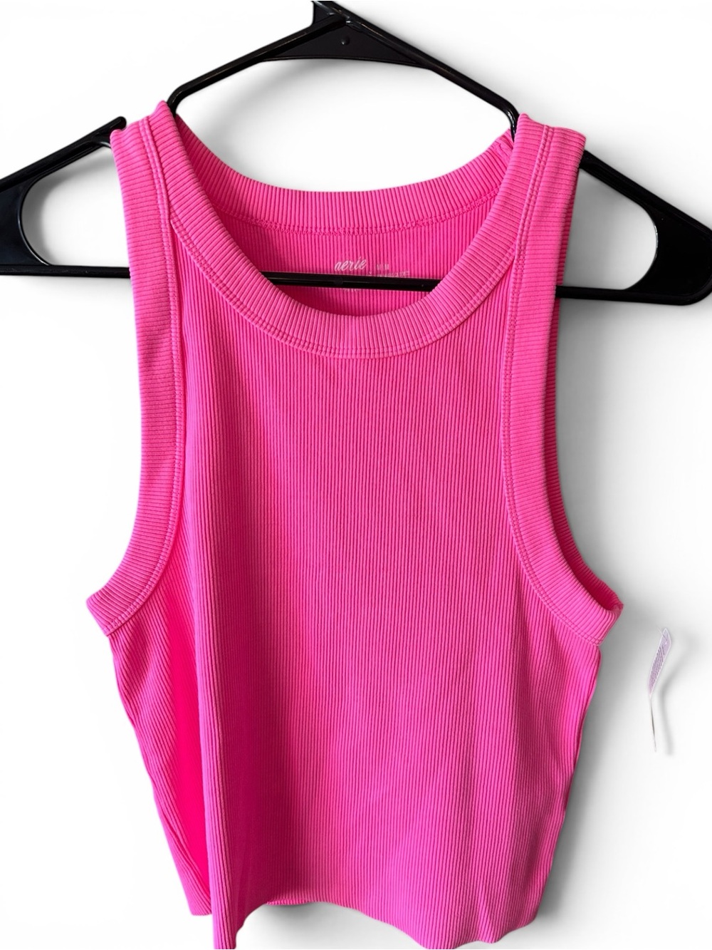 aerie Ribbed Tank Top - Bright Pink